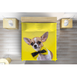 Luxusní přehoz na postel - Dog Chihuahua