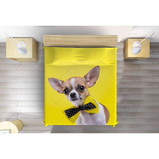 Luxusní přehoz na postel - Dog Chihuahua