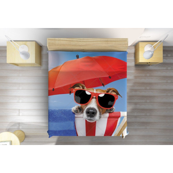 Luxusní přehoz na postel - Beach Dog