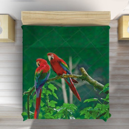Luxusní přehoz na postel - Parrots