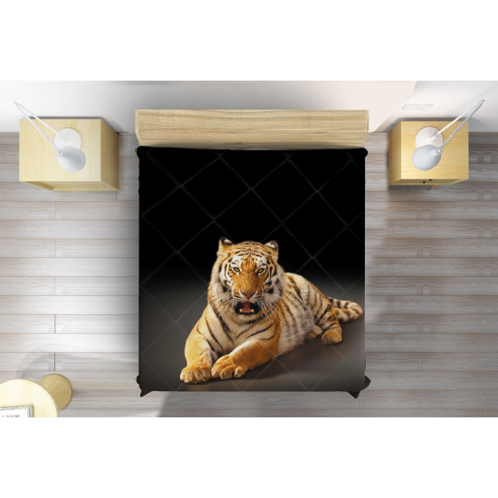 Přehoz na postel - Tiger Black