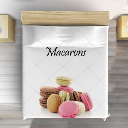 Přehoz přes postel - French Macarons