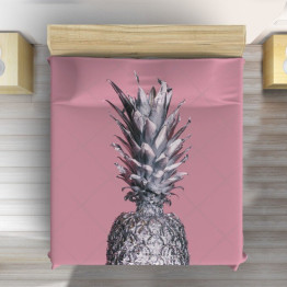 Přehoz na postel - Art pineapple
