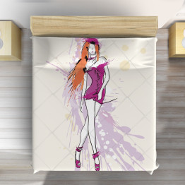 Přehoz na postel - Art Woman