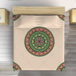 Luxusní přehoz na postel - Colorful Mandala