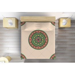 Luxusní přehoz na postel - Colorful Mandala