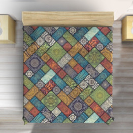 Luxusní přehoz na postel - Mandala