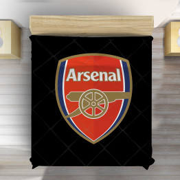 Přehoz přes postel fotbal - Arsenal Black