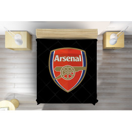 Přehoz přes postel fotbal - Arsenal Black