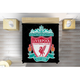 Luxusní přehoz na postel fotbal - Liverpool Black