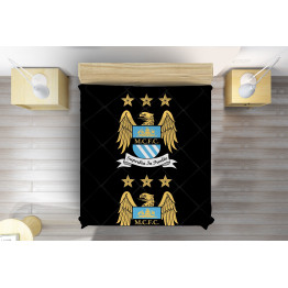 Přehoz na postel fotbal - Manchester City