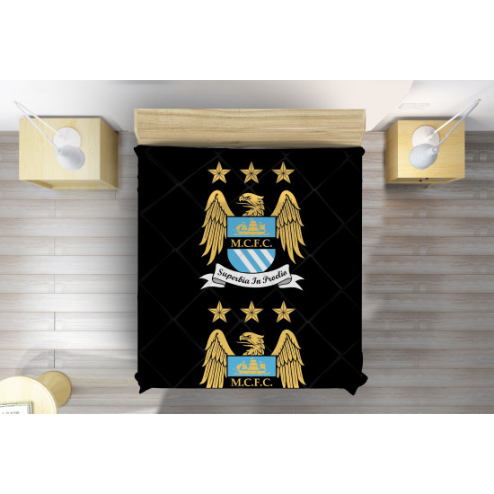 Přehoz na postel fotbal - Manchester City