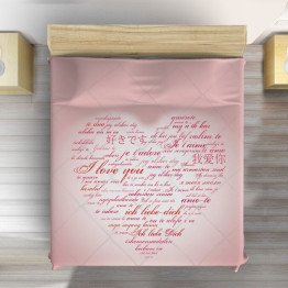 Romantické luxusní přehoz na postel - Say I Love You