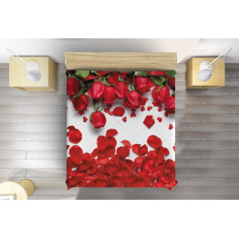 Romantické přehoz na postel - Roses Romance