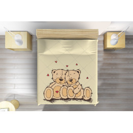 Přehoz přes postel - Bears In Love