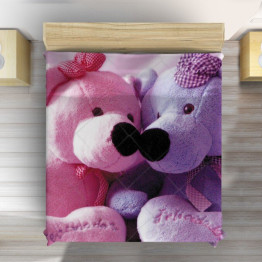 Luxusní přehoz na postel - Teddy Bears