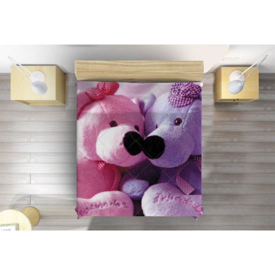 Luxusní přehoz na postel - Teddy Bears