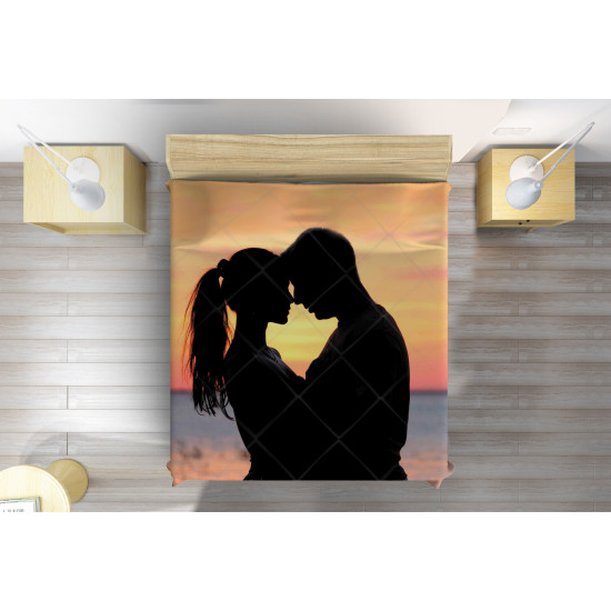 Romantické přehoz na postel - Sunset Love