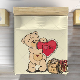 Přehoz přes postel - Bear In Love