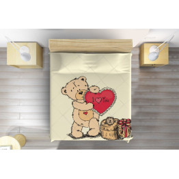 Přehoz přes postel - Bear In Love