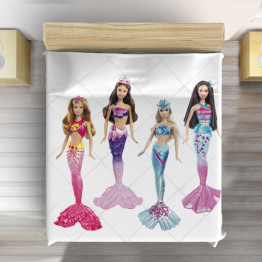 Přehoz na postel - Barbie Mermaids