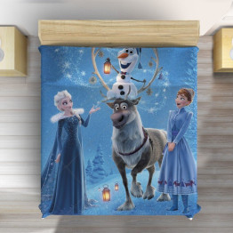 Luxusní přehoz na postel Ledové království - Frozen Princesses