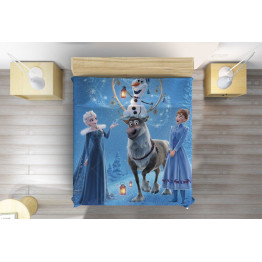 Luxusní přehoz na postel Ledové království - Frozen Princesses