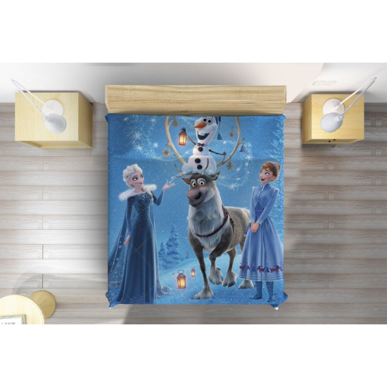 Luxusní přehoz na postel Ledové království - Frozen Princesses
