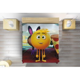 Přehoz na postel - Emoji