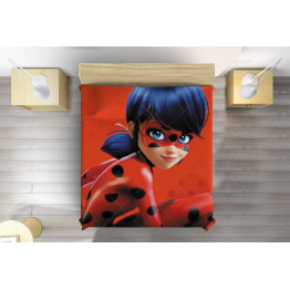 Přehoz na postel Kouzelná Beruška a Černý kocour - Miraculous Ladybug