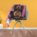 Luxusní deka - Yorkshiere Terrier Pink
