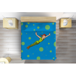 Přehoz přes postel 3D - Peter Pan