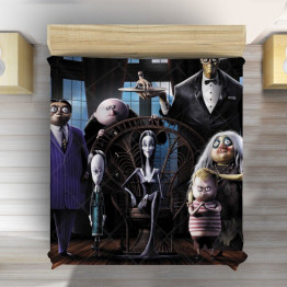 Přehoz na postel - Addams Family