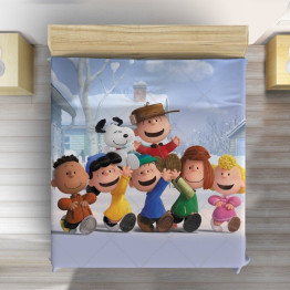 Přehoz na postel pro děti 3D - The Peanuts Movie