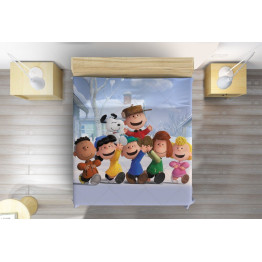 Přehoz na postel pro děti 3D - The Peanuts Movie