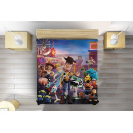 Dětský přehoz na postel 3D - Toy Story