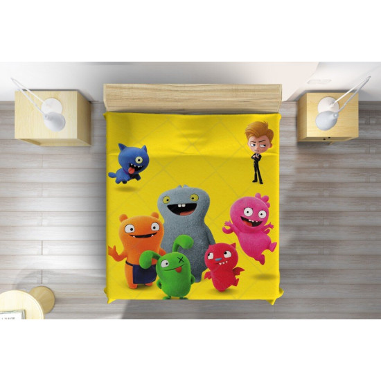 Přehoz na postel 3D - Ugly Dolls