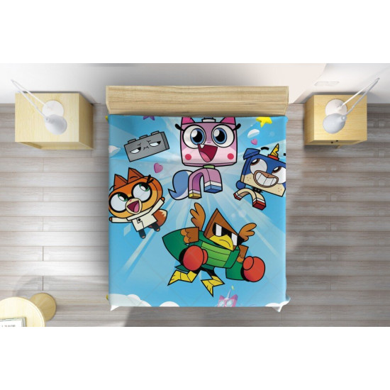 Přehoz přes postel 3D - Unikitty Csoda Kitty
