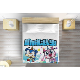 Luxusní přehoz na postel - Unikitty White
