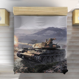 Přehoz na postel 3D - World Of Tanks