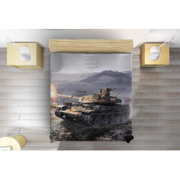 Přehoz na postel 3D - World Of Tanks