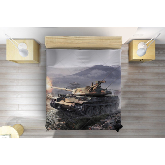 Přehoz na postel 3D - World Of Tanks