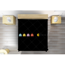 Přehoz na postel - Pac-Man