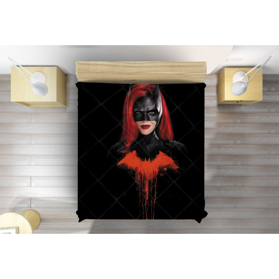 Černý přehoz na postel - Batwoman