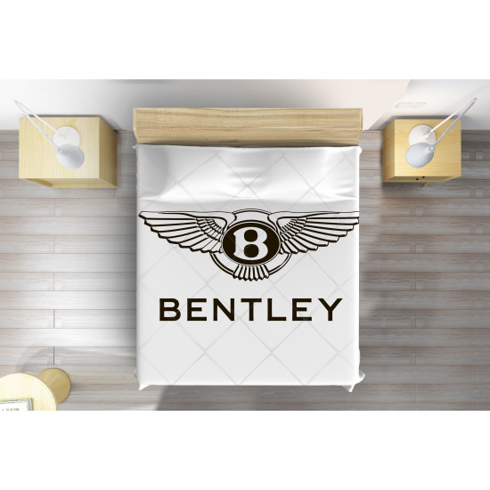 Přehoz přes postel s auty - Bently Logo