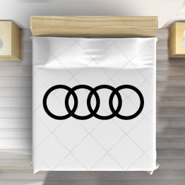 Luxusní přehoz na postel - Audi Logo