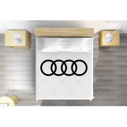 Luxusní přehoz na postel - Audi Logo