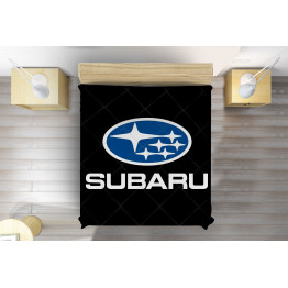 Luxusní přehoz na postel - Subaru Logo