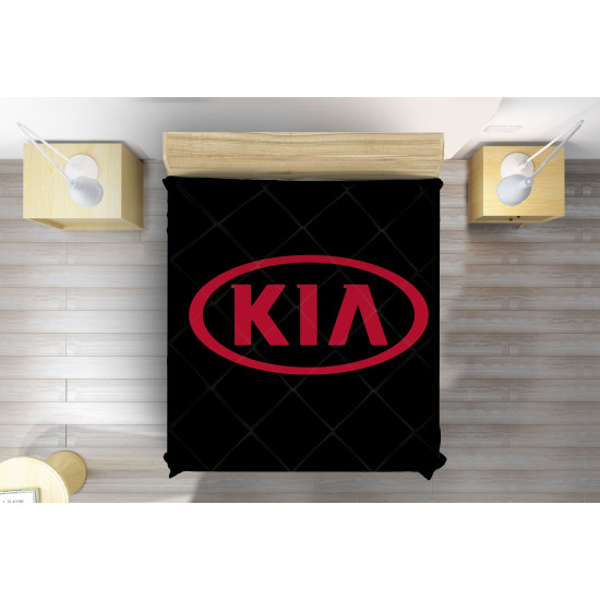 Luxusní přehoz na postel - Kia Logo