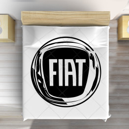 Luxusní přehoz na postel - Fiat Logo